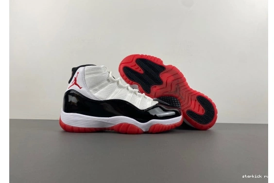 CT8012-106  11 High Jordan Retro Concord CT8012-106 Bred 0401